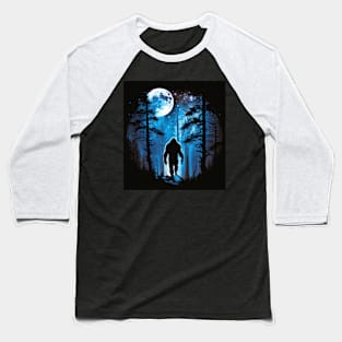 BIG FOOT space Baseball T-Shirt